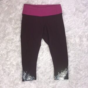 🔥$SALE$🔥 Lululemon Tight Stuff Crop Bordeaux Drama